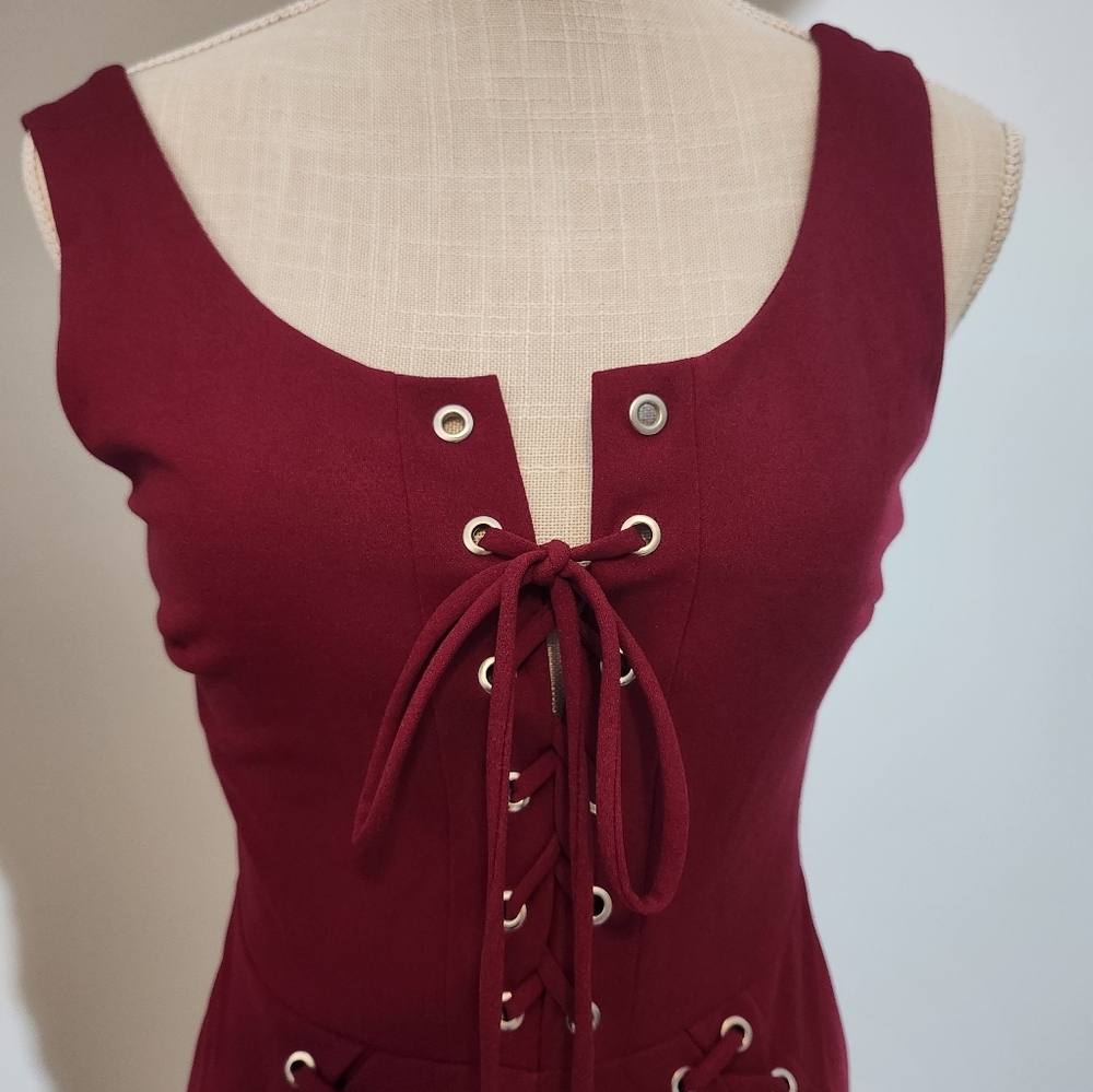 Maroon jumpsuit - Picture 2 of 4